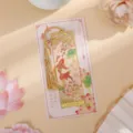 Chinesischer Stil Metall Lesezeichen mit Quaste Lotus Design fuer Buch Seiten Klemme - Quadratisches Lesezeichen - Vielversprechende Zukunft