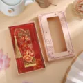 Marque-page creux en métal de style chinois avec gland et boîte cadeau élégante. - Marque-page carré - Avenir radieux avec petit coffret cadeau