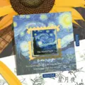 Van Gogh Starry Night metal bookmark exquisite art book clip stationery gift for student - Starry Sky Oil Painting
