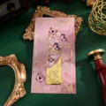 Segnalibro in metallo farfalla retro con carta dipinto olio regalo estetico lettura - Linguaggio Romantico delle Farfalle / Imballaggio Semplice / Oro