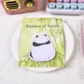 Süße panda förmige haftnotizen mit 30 stück memo papier cartoon schreibwaren schulbedarf - Panda
