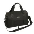 Schwarze wasserdichte Reisetasche mit verstellbarem Schultergurt fuer Sport und Fitness. - Schwarz