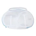 Mesh bra laundry bag for washing machine, anti-deformation structured lingerie washing bag. - One Size / Blue