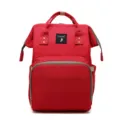 Mochila cambiador impermeable roja gran capacidad bolsa de maternidad para bebé - Rojo