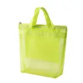 Fluoreszierende gruene Netz Strandtasche, tragbare Reissverschluss Tasche fuer Schwimmen Alltag. - Einheitsgröße / Gelbgrün