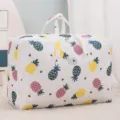 Große Steppdecken Aufbewahrungstasche für Kleidung Schrank Organizer atmungsaktive Tasche - M / Bunte Ananas