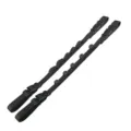 Cinghie universali per canne da pesca auto, supporti in nylon regolabili per tetto veicolo, nero. - Nero (set da due)