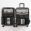 Reise-Packtaschen Set tragbare Koffer Organizer wasserdichte Aufbewahrungstaschen 7-teilig - Schwarz