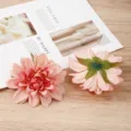 Künstliche rosa Dahlien Detailansicht, ideal für Handarbeit DIY und Innendekoration Requisiten. - 17# Rosa