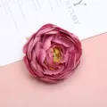 Rosa künstlicher Blumenkopf für DIY Handwerk und Heimdekoration Fotografie Requisite. - Rosa-Lila