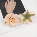 Künstliche Pfingstrosen Blumenköpfe Seide Fake Blumen für Hochzeit Dekoration. - Stil 5