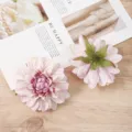Künstliche Dahlien Blütenköpfe rosa Stoff DIY Handwerk Hotel Heimdeko Fotografie Requisiten - 11# Rosa
