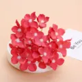 Artificial hydrangea flower heads for DIY crafts wedding photography floral decor 1pcs - Style 3