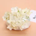 Artificial hydrangea flower heads for wedding and DIY decoration crafts, soft silk material. - Style 4