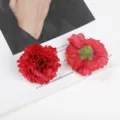 Künstliche Seide Nelken Blumenköpfe für DIY Hochzeitskränze und Hut Kleidung Zubehör. - Stil 4