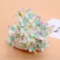 Artificial hydrangea flower heads for wedding DIY craft, silk floral material detail. - Style 5