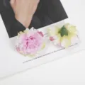 Künstliche Seide Nelken Blütenköpfe Detailaufnahme, rosa Blumen DIY Bastelzubehör. - Stil 6