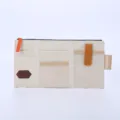 Organizador visera coche multifuncional, bolsa de almacenamiento beige con múltiples bolsillos y red. - Beige