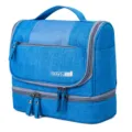 Borsa da toeletta appendibile blu grande capacità impermeabile organizer per trucco viaggio - Blu