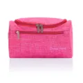 Trousse de toilette de voyage rose, grande capacité pochette de maquillage étanche pour. - Rose vif cationique