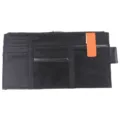 Bolsa organizador para visera de sol de coche multifuncional con bolsillos de malla. - Negro