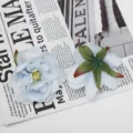 Künstlicher blauer Lotus Blumenkopf Seide DIY Handwerk Geschenkbox Dekoration Requisite - Stil 1