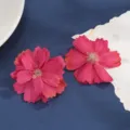 Artificial silk flower head detail shot, multi-layer petal design for DIY craft projects. - Style 5