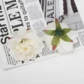 Künstliche weiße Lottusblüten Köpfe Seide Stoff gefälschte Blumen DIY Handwerk Foto Requisiten - Stil 3