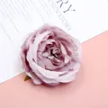 Künstlicher lilafarbener Rosenkopf für DIY-Basteln, Hochzeitsdekoration und Blumenarrangements. - Stil 1