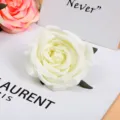Weisse künstliche Rosenblüte Seidenstoff DIY Hochzeitsfeier Heimdekoration Fotografie Requisiten - Stil 6