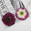 Künstliche Chrysantheme Seidenblume Heimtextilien Schaufenster Deko tolle lila Blumen - Stil 4