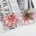 Kunstmatige zijden lotusbloemkoppen voor doe-het-zelf, geschenkdoosdecoratie en fotografie-rekwisieten - Stijl 7
