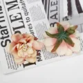 Kunstmatige zijden lotusbloemkoppen voor DIY-ambachten, geschenkdoosdecoratie en foto-rekwisieten. - Stijl 8