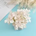 Artificial hydrangea flower head diy fake flowers for wedding party home decor photography props - Style 7