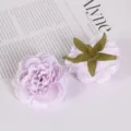 Hellelila künstliche Pfingstrosen Blütenköpfe für Hochzeit DIY Heimdekoration und Basteln - 3#