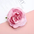 Rosa künstliche Pfingstrose Blütenkopf, Vintage Stoffblume für DIY Hochzeit Dekoration. - Stil 4