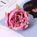 Rosa künstliche Rosenblüte Seidenblume für Heim Hochzeit Dekoration Fotografie Requisiten. - Rosa
