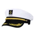 Gorra de capitán adulto sombrero de marinero blanco negro disfraz fiesta juego rol - Gorros de marinero blancos