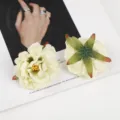 Künstliche Blumenkopf Detailansicht, elegante Dekoration für Heim und Hochzeit DIY. - Stil 10