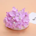 Artificial purple hydrangea flower heads for wedding decoration, DIY crafts and photography props. - Style 8