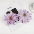 Künstliche Pfingstrosen Blütenköpfe aus Seide für DIY Handwerk Heimdeko Foto Requisiten - Hellviolett