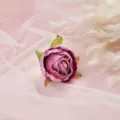 Artificial rose flower head for DIY home decor wedding vase arrangement fake floral craft. - Style 8