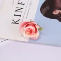Künstlicher Rosenblütenkopf Nahaufnahme, Seidenblumen Dekor für Hochzeit und Fotografie Requisiten. - Stil 3