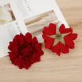 Künstliche Dahlien Blumen DIY Handwerk Simulation Blume Hochzeit Home Dekor Requisite - 20# Zweifarbig