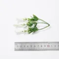 Artificial plastic flower green plant branch for indoor DIY craft decoration 10.5cm - Style 5