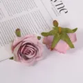 Künstliche Rosenblüten Köpfe Falsche Seidenrosen für Hochzeit Party Heimdekor - 8# Vintage-Lila