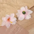 Handgemachte rosa Lilienblüten Kopfbedeckung Zubehör für DIY Handwerk und Hochzeitsfotos. - Hellrosa