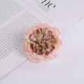 Künstliche Seidenrose Blumenkopf rosa Verlaufs-Pfingstrose Kunstblumen Requisite für Hochzeit - Stil 7
