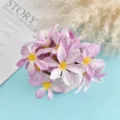 Künstliche Blumenköpfe Stoff Falsche Blumen DIY Zubehör Detailaufnahme für Handwerk. - Stil 1