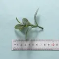 Close-up detail of artificial leaf branch showing realistic texture and size for decoration use. - Style 7